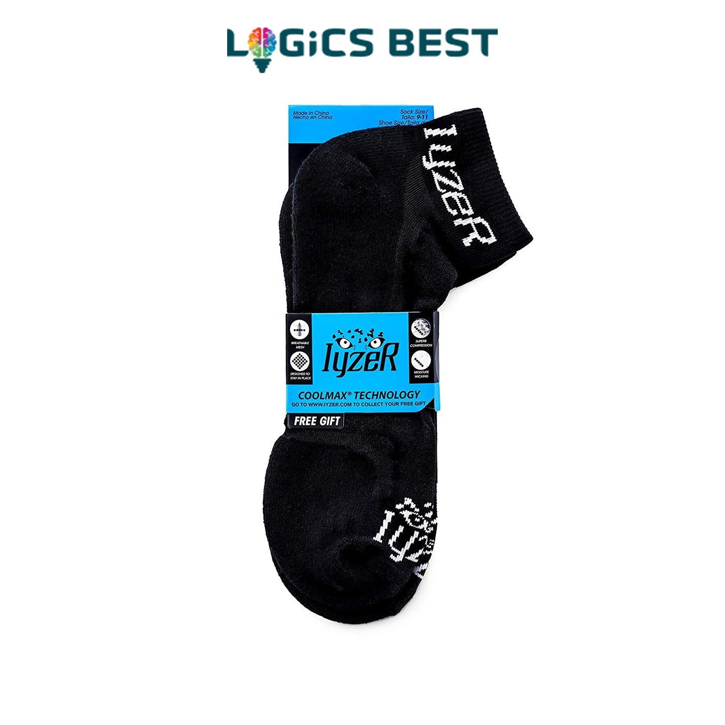 Logics Best Apparel Mens Running Coolmax Sock