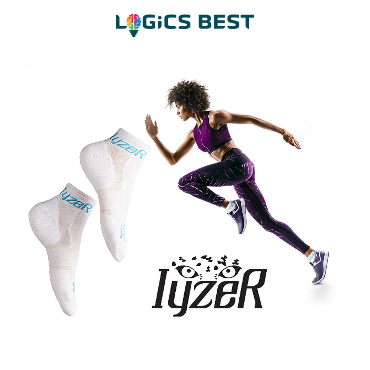 Logics Best Apparel Mens Running Coolmax Sock