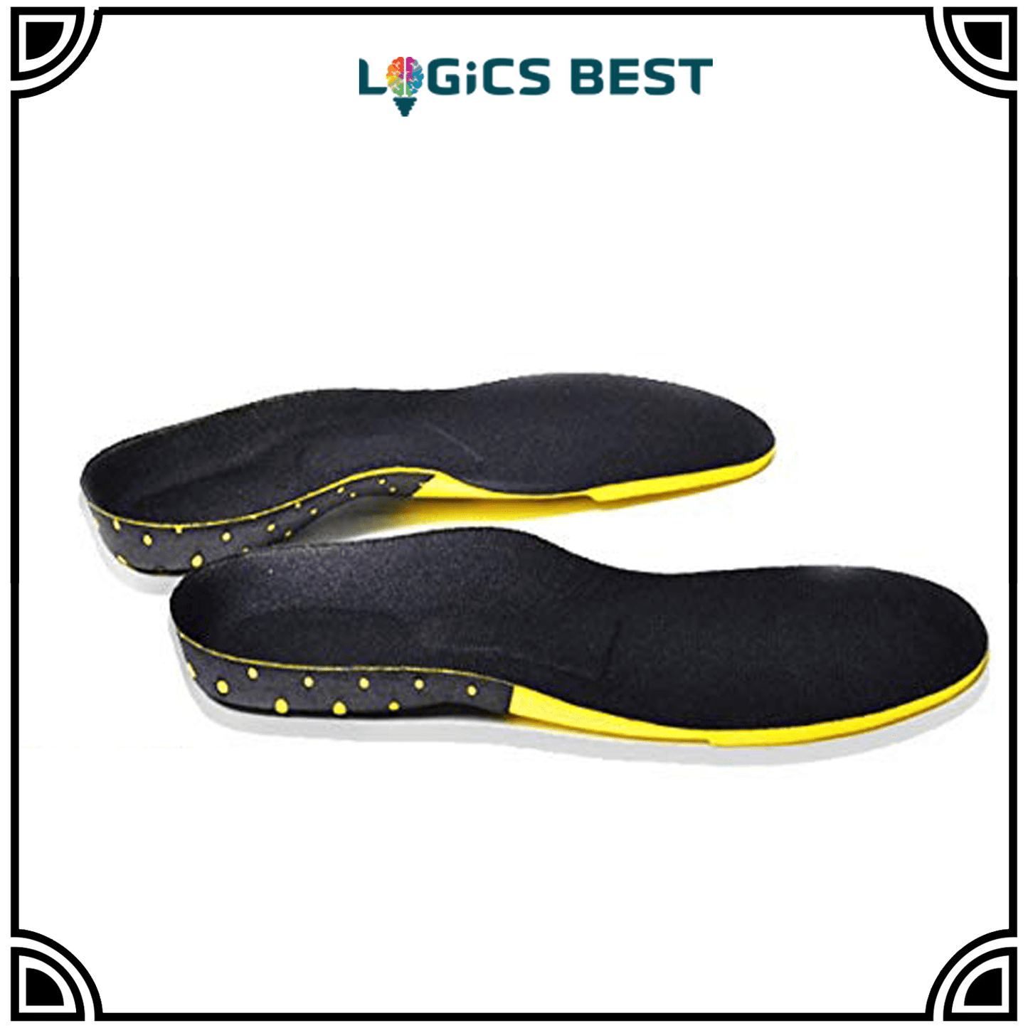 Logics Best Insoles 16.99 / 21.99 / 21.99 Plantar Fasciitis Flat Feet Insoles Arch Supports Orthotics Relieve High Arch, Foot, Heel Pain