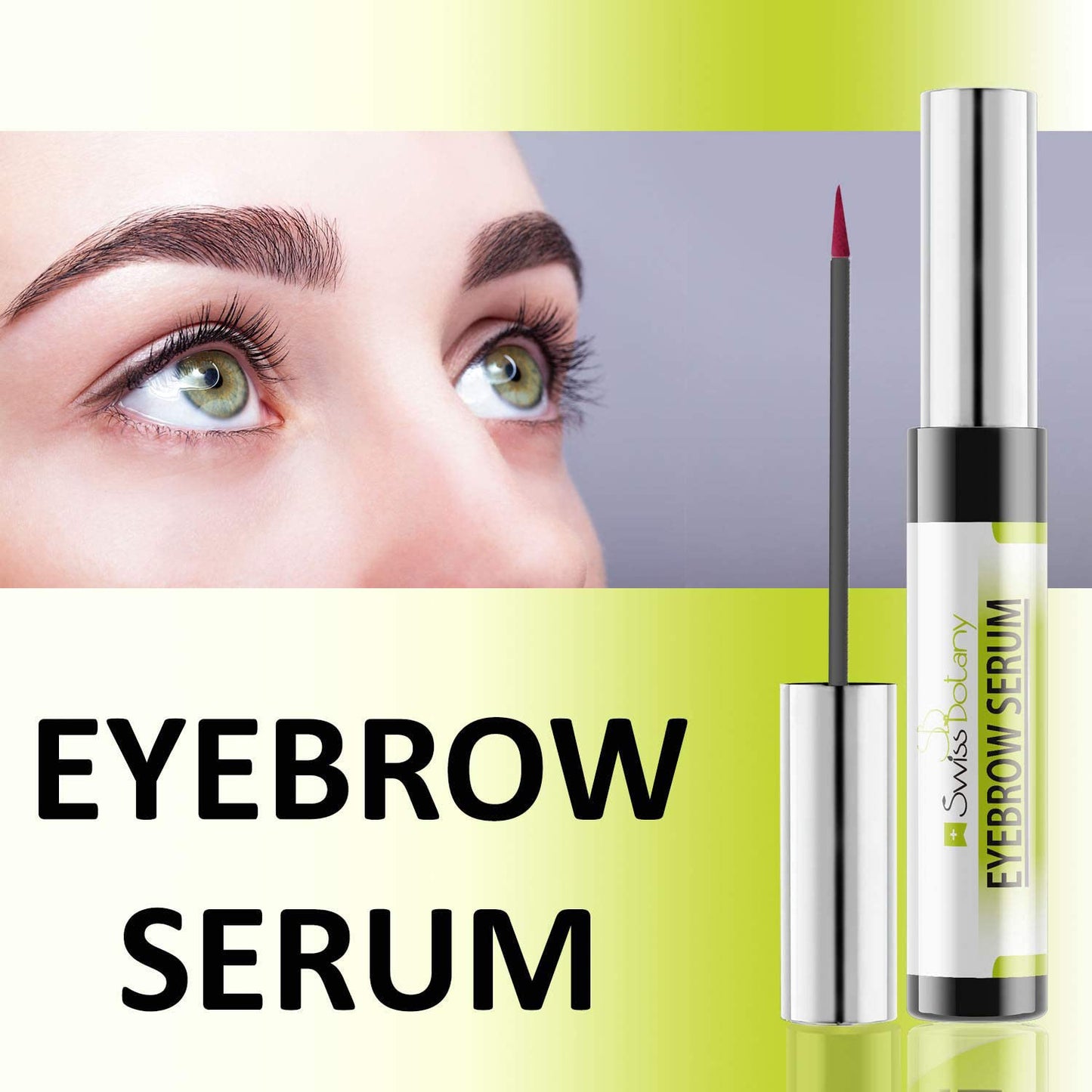 Swiss Botany Beauty 1 EyeBrow Growth Serum for Women & Men Premium Biotin Eyebrow Enhancing Serum for Eyebrow Growth cruelty free eyebrow growth serum Safe Against Eye Color Change | Professionally Trusted
