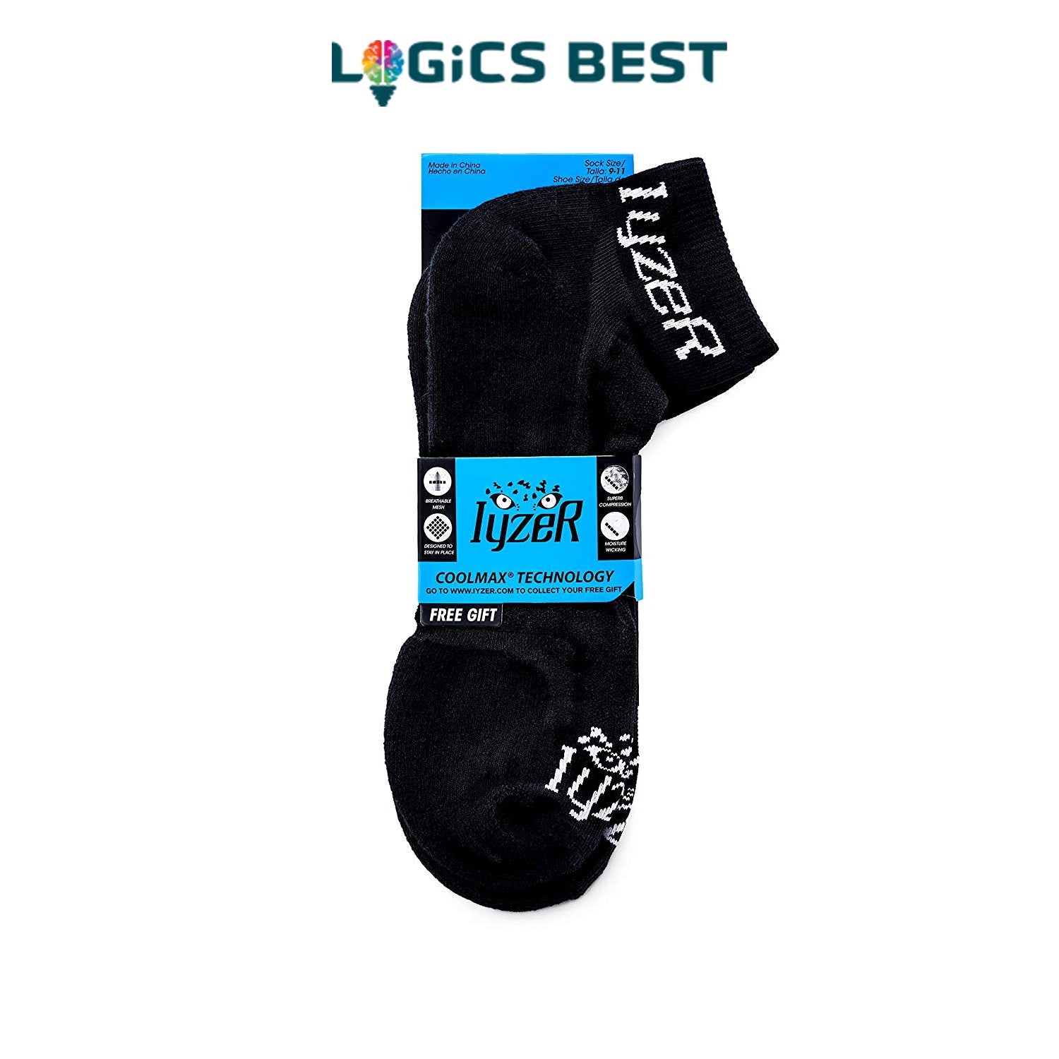 Logics Best Apparel Mens Running Coolmax Sock