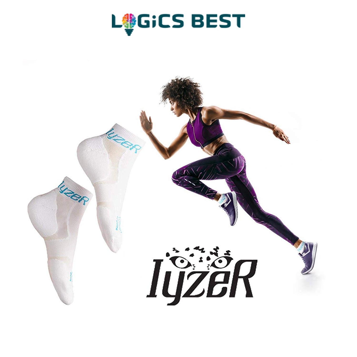Logics Best Apparel Mens Running Coolmax Sock