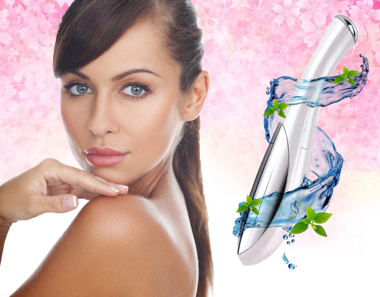 Swiss Botany Beauty 1 / 1 Ionic Wrinkle Therapy Wand High Frequency Skin Tightening Wrinkle Reducing Dark Circle Puffy Eye Treatment allows skin serums 30% deeper penetration
