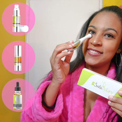 Swiss Botany Beauty 1 / 1 Ionic Wrinkle Therapy Wand High Frequency Skin Tightening Wrinkle Reducing Dark Circle Puffy Eye Treatment allows skin serums 30% deeper penetration