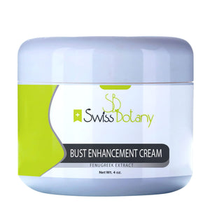 Swiss Botany Beauty 1 / Fenugreek Bust Enhancement Cream with Fenugreek, Easy to Apply, Use Twice a Day for Best Results, Light Fragrance | Premium Made by Swiss Botany for Women & Men, 4 ounces