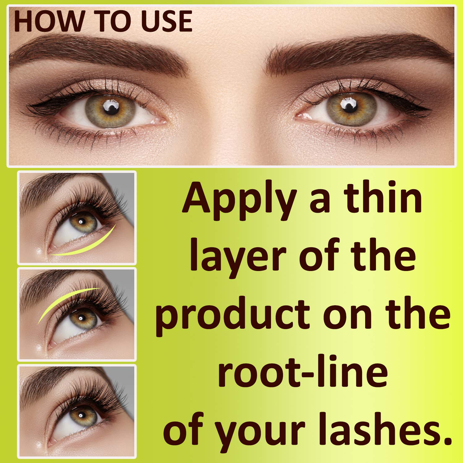 Swiss Botany Beauty 1 Swiss Botany Eyelash Growth Serum for Longer & Fuller Eyelashes - Water Based Formula Eyelash Serum for Lash Hair Growth, Enhancement, & Lash boost - Applicator Included - False Eyelash Eliminator