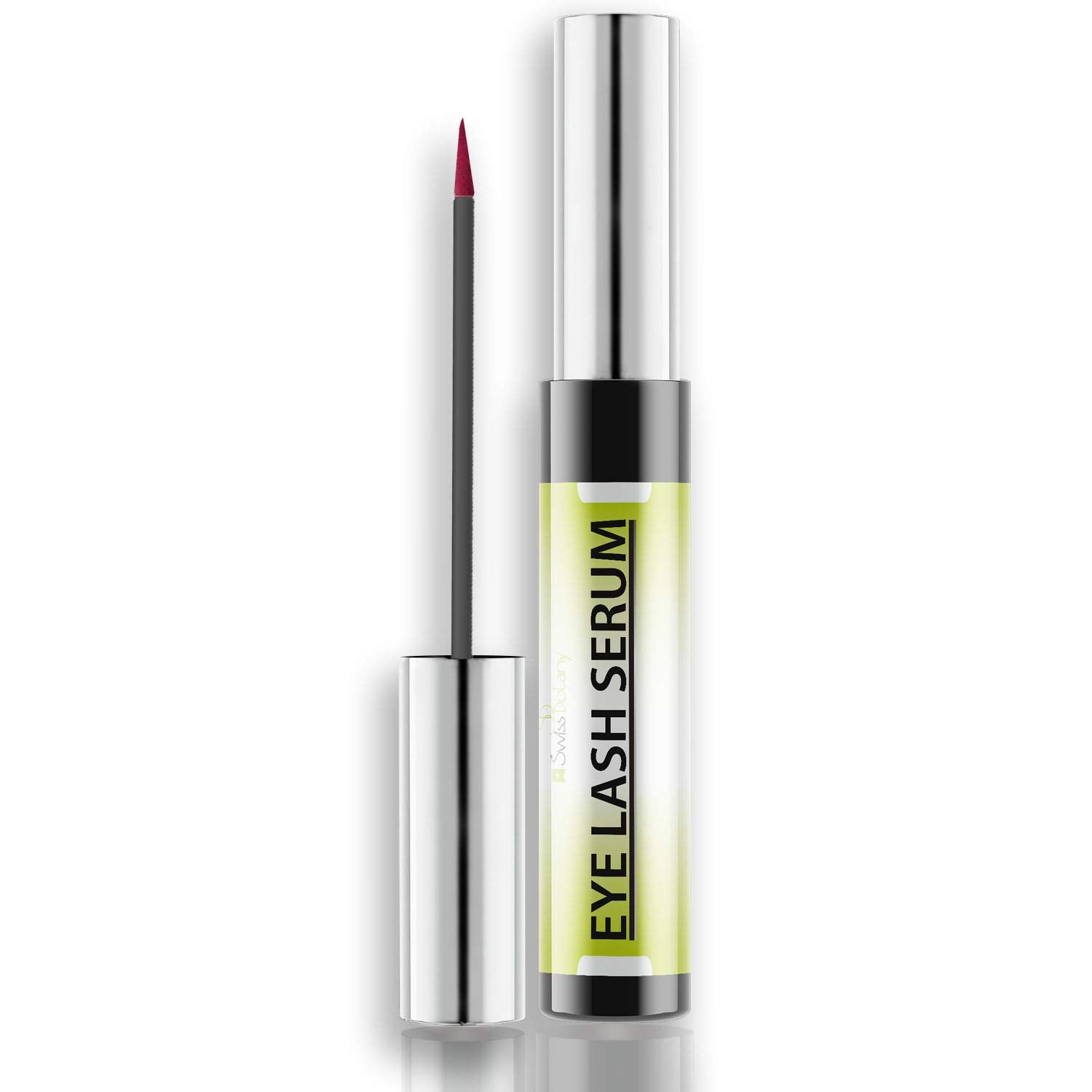 Swiss Botany Beauty 1 Swiss Botany Eyelash Growth Serum for Longer & Fuller Eyelashes - Water Based Formula Eyelash Serum for Lash Hair Growth, Enhancement, & Lash boost - Applicator Included - False Eyelash Eliminator
