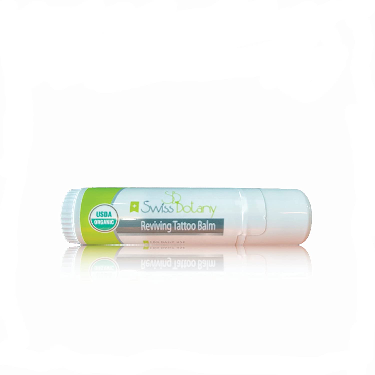 Swiss Botany Beauty All Natural Tattoo Balm Aftercare Brightener for Depth & Color Enhancement - Moisturizer and Skin Healing for Old and New Tatts Promotes Healing & Soothing Premium Made By Swiss Botany