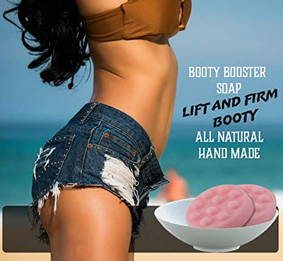 Swiss Botany Beauty Booty Booster Soap Natural Butt Enhancement Soap for Women and Men - Plump Booty Enhancer - Butt Firming and Tightening - Butt Lifting