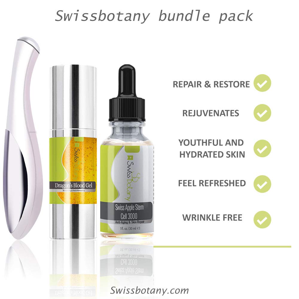 Swiss Botany Beauty W/Natures Filler / 3 Dragons Blood Serum 3 in 1 Kit Anti-Aging instantly lift your face w/natures filler in a bottle