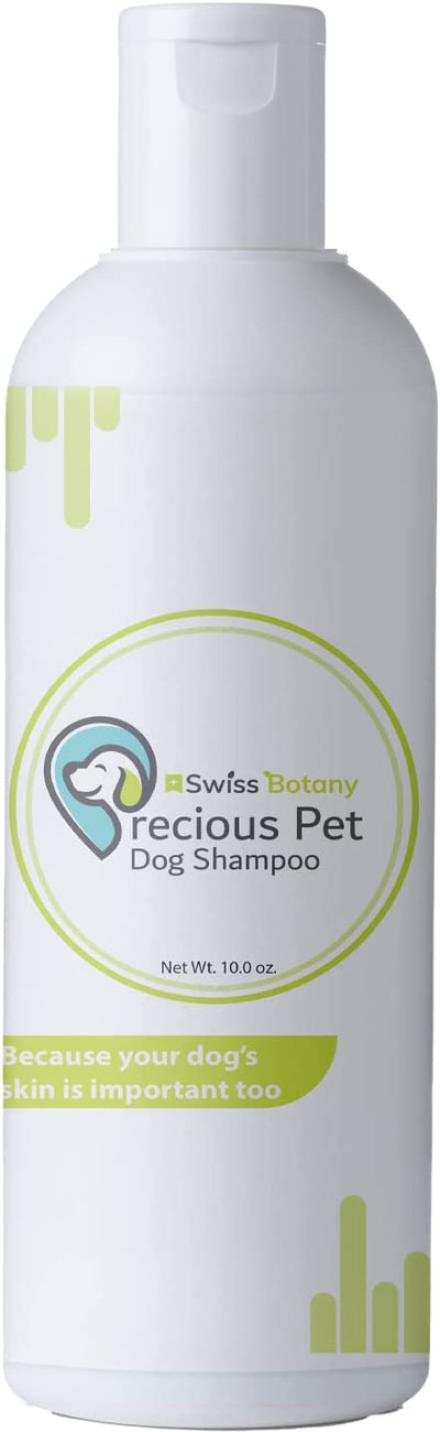 Swiss Botany Pet Products White Swiss Botany Precious Dog Shampoo, Puppy Shampoo for Moisturizing Dog Body and Reducing Dandruff, Dog Bathing Supplies for Sensitive Skin Dogs to Alleviate Strong Odor concerns - 10 oz