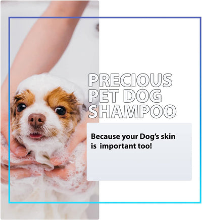 Swiss Botany Pet Products White Swiss Botany Precious Dog Shampoo, Puppy Shampoo for Moisturizing Dog Body and Reducing Dandruff, Dog Bathing Supplies for Sensitive Skin Dogs to Alleviate Strong Odor concerns - 10 oz