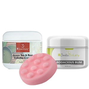 Swiss Botany Beauty Butt Enhancement Soap Cellulite Cream & Butt Enhancement Cream 1 Month Booty Lifting Kit