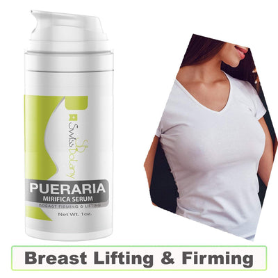 Swiss Botany breast lifting Pueraria Mirifica Serum. Natural Breast Enhancement. Truly the Best Natural Breast Lifting Anti-sagging Product - 100% Money Back Guarantee (1 fl.oz)