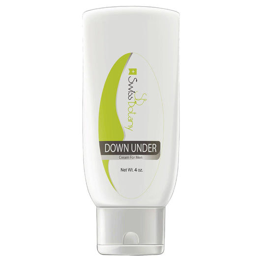 Swiss Botany health and hygiene Swiss Botany Down Under Cream for Men with L-Arginine for the Sensitive Skin of Private Areas, Moisturizes & Soothes Irritated and Chapped Skin, Safe for All Skin Types, 4 ounces