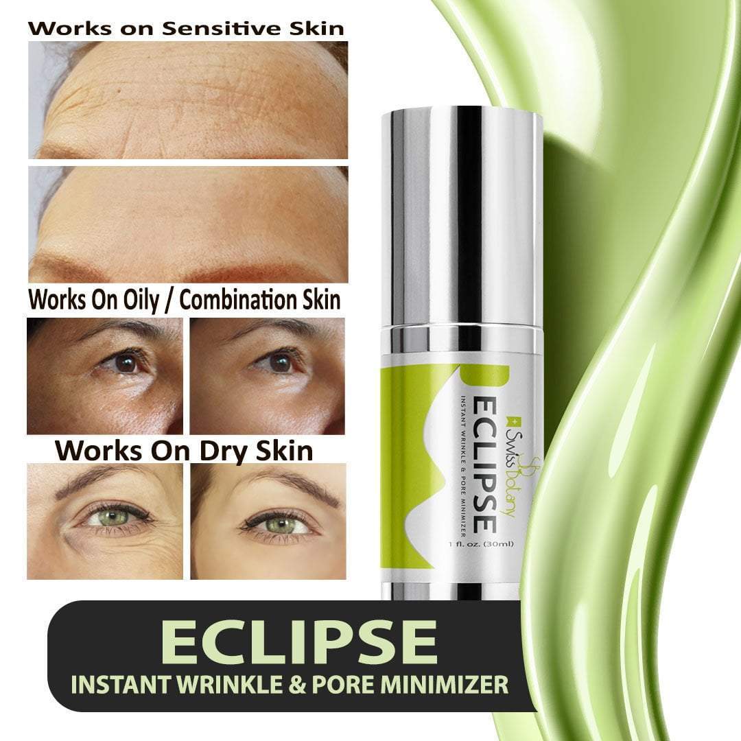 Swiss Botany Serum Eclipse Wrinkle & Pore Minimizer Cream With Cruentum To Fight Acne - For Moisture Protection - By Swiss Botany