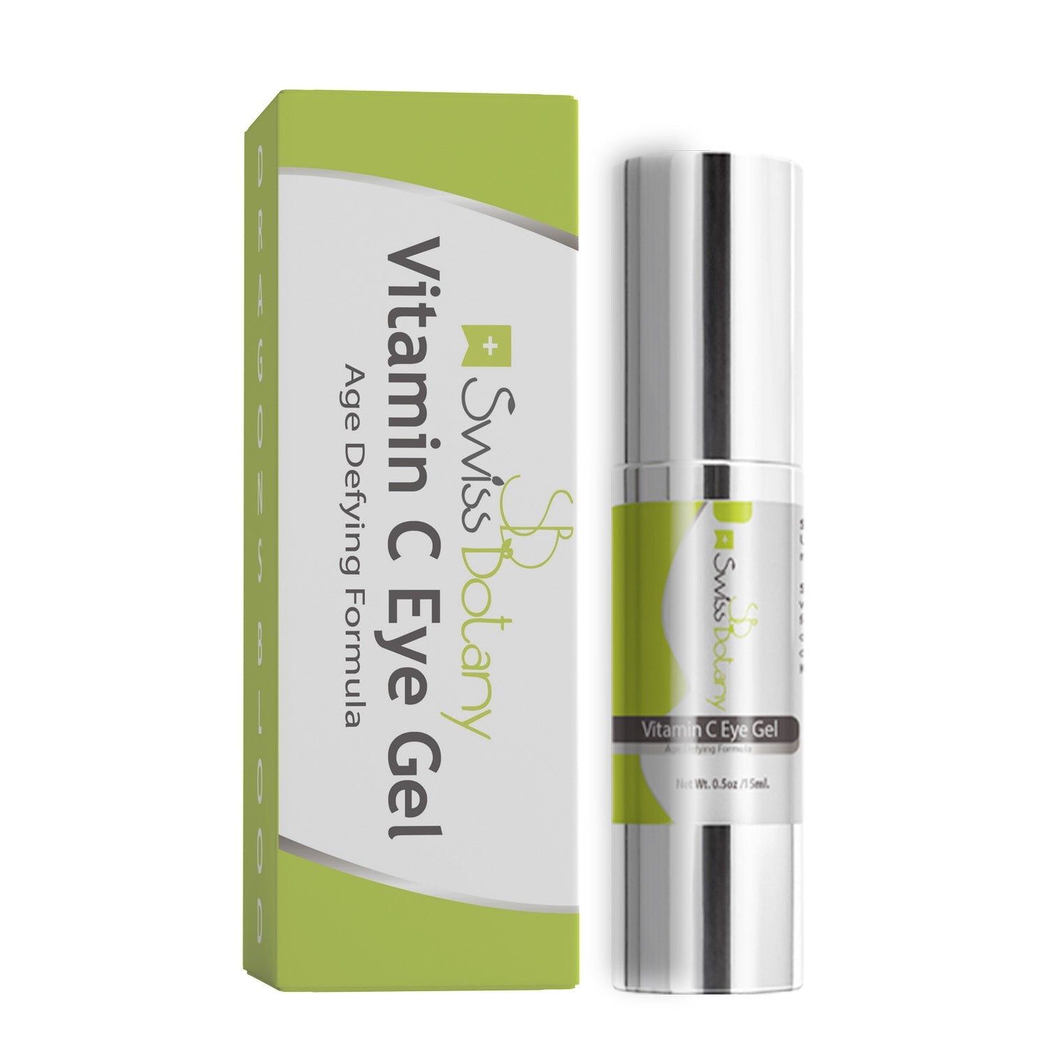 Swiss Botany Serum Hyaluronic Acid Eye Gel Serum Retinol Anti Aging For DARK CIRCLES, PUFFINESS, BAGS & WRINKLES for men and women with Pure Vitamin C