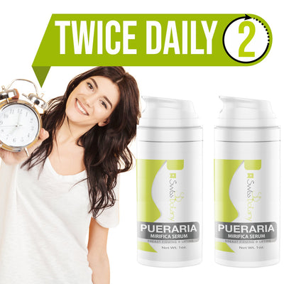 swissbotany Beauty Pueraria-Mirifica Breast Enhancement Massage Oil (2 Bottles * 1 Month Supply)