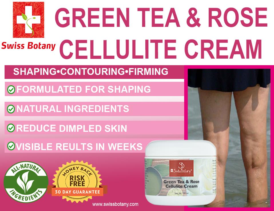 swissbotany Green Tea & Rose Cellulite Cream