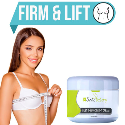 swissbotany Health and Beauty Bust Enhancement Cream with Fenugreek, Easy to Apply, Use Twice a Day for Best Results, Light Fragrance | Premium Made by Swiss Botany for Women & Men, 4 ounces