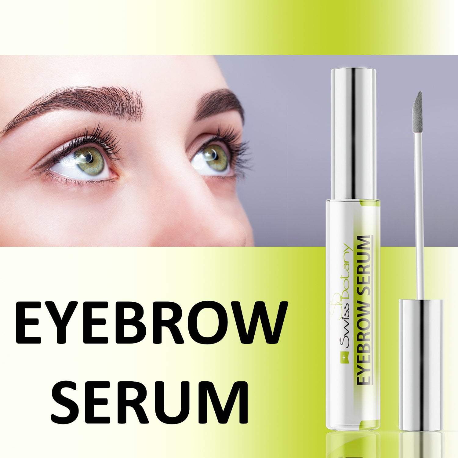 swissbotany Health and Beauty EyeBrow & EyeLash Combo Growth Serum for Women & Men Premium Biotin Eyebrow Thickening Solution