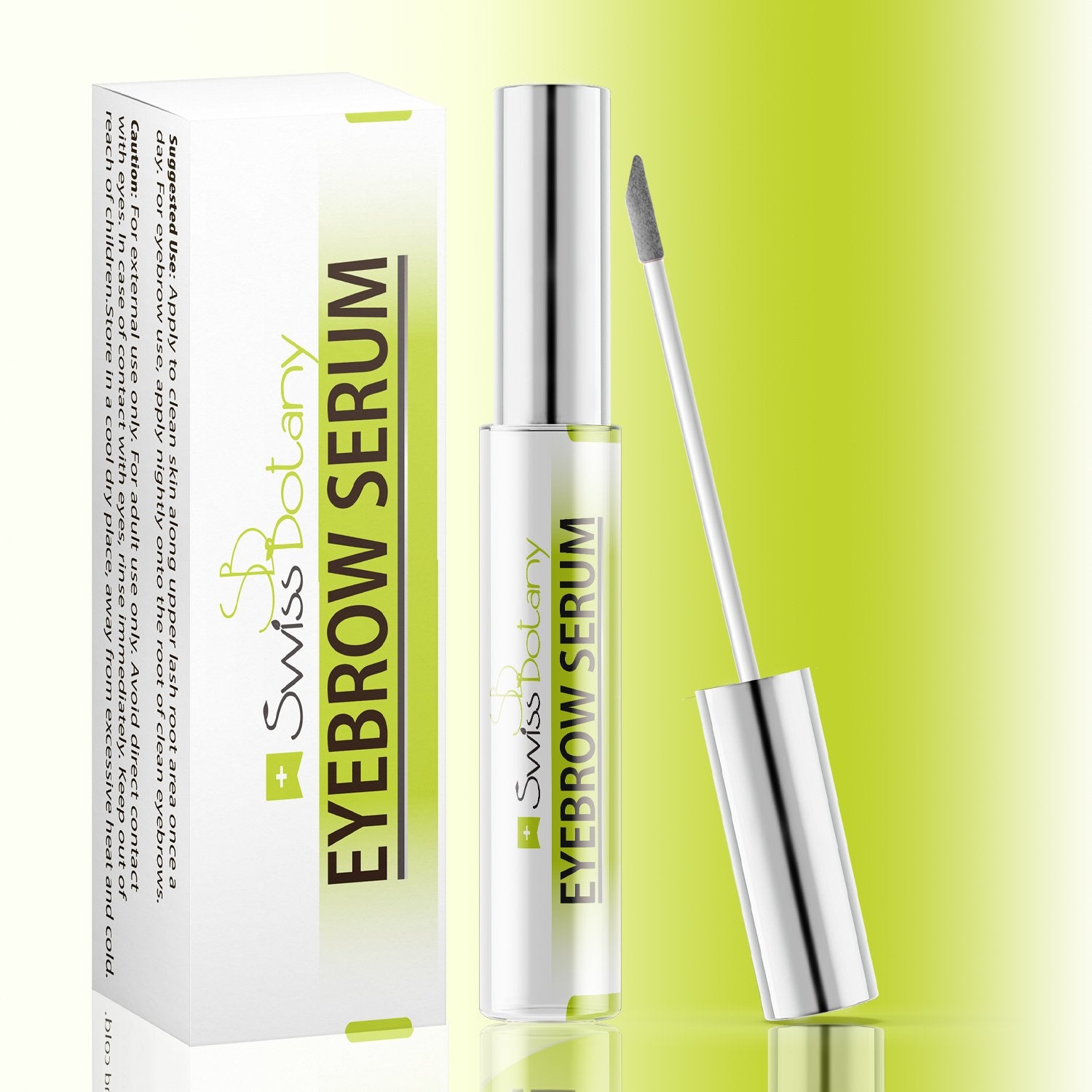 swissbotany Health and Beauty EyeBrow Growth Serum for Women & Men Premium Biotin Eyebrow Enhancing Serum for Eyebrow Growth cruelty free eyebrow growth serum