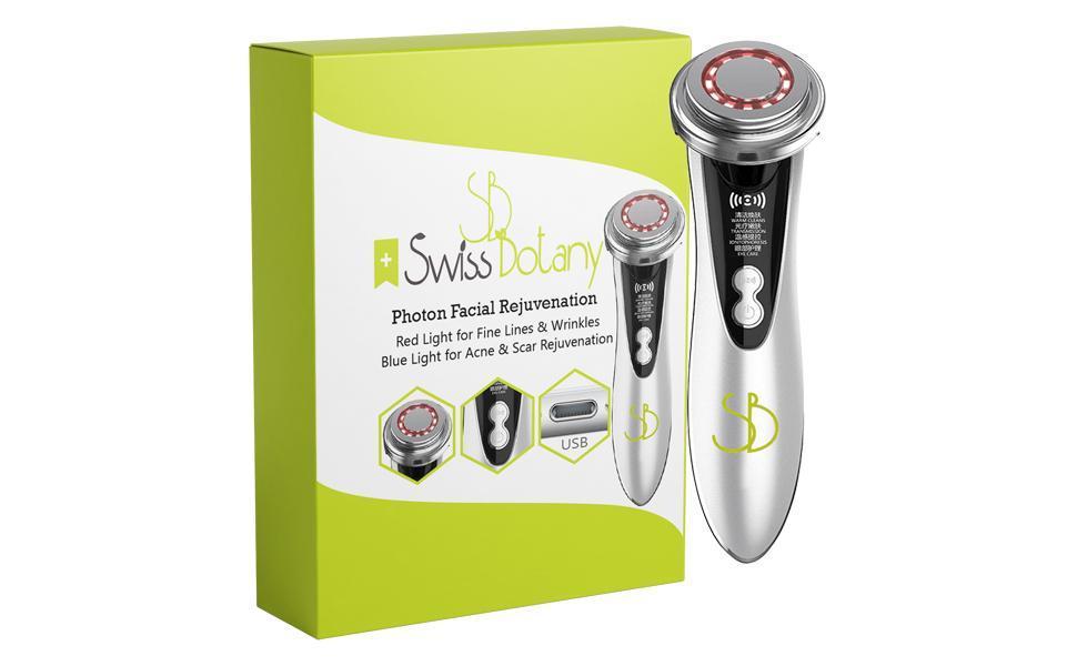 swissbotany Health and Beauty LED Photon Therapy Wand for Face & Body