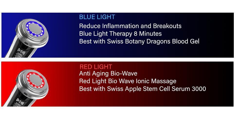 swissbotany Health and Beauty LED Photon Therapy Wand for Face & Body