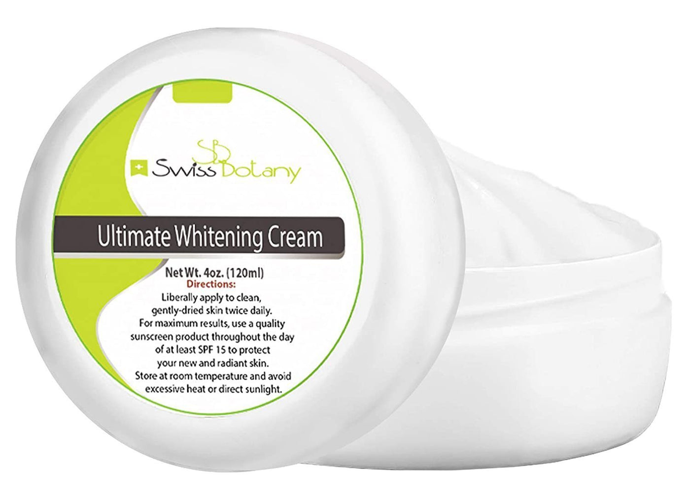swissbotany Ultimate Whitening Cream Skin Bleaching safely with our bio friendly brightening line upgraded stronger formula